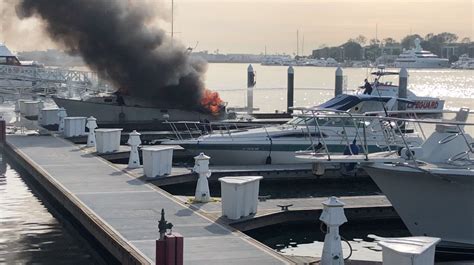 marina del rey yacht fire